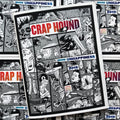Front cover of Crap Hound 10: More Unhappiness by Sean Tejaratchi, vintage imagery in black and white.