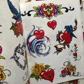 Tattoo flash from Official Tattoo Brand -- Hearts Vol. 1 by JD Crowe.