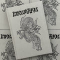 Front cover of Inkumaku by Salvio featuring a line drawing of a dragon on a grey background.