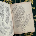 Inside pages of Ornamental Studies 2 by Jack Peppiette featuring geometric designs.