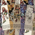 Belzel Books artist drawn bookmark assortment. 