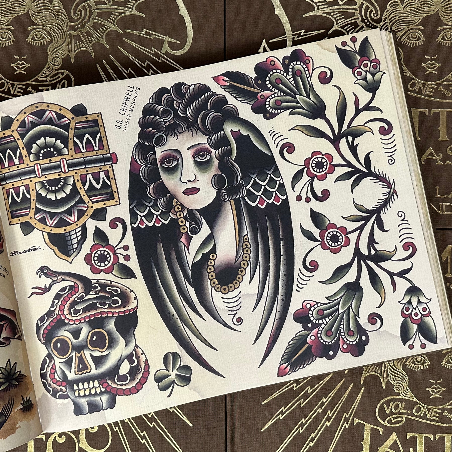 Spider Murphy's Tattoo Flash Vol. I & II – BELZEL BOOKS Spider Murphy's Tattoo Flash Vol. I & II – BELZEL BOOKS
