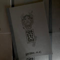 Belzel Books presents Japanese Drawings﻿ Vol. 1 by Salvio. Hannya mask on dark cover.