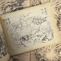 Hokusai - Line Drawings