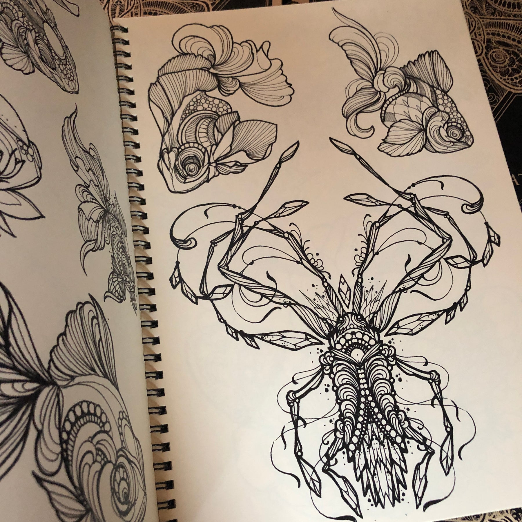 Tattoo sketchbooks