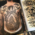 Torso tattoo from My Traditional Vision by Paul Dobleman.