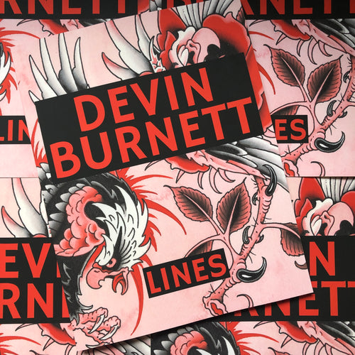Belzel Books presents Lines by Devin Burnett. American bald eagle on cover.
