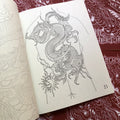 Mythical creature, from 50 Dragon Back Pieces by Erik Rieth.