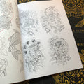 Inside pages of Vincent Penning Paintings & Sketches featuring Japanese sketches.