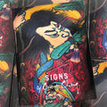 Front cover of Orient Ching - Signs of Orient Ching featuring a full color tattoo of a samurai