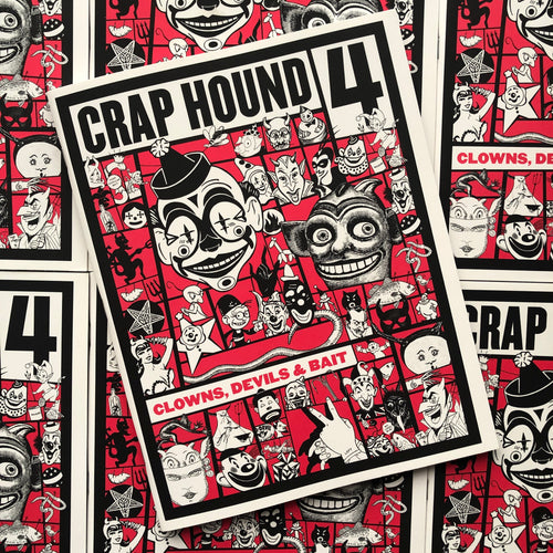 Front cover of Crap Hound 4: Clowns, Devils & Bait by Sean Tejaratchi.