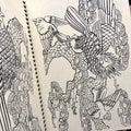 Birds in  Japanese Line Drawings by Hohsenbori.