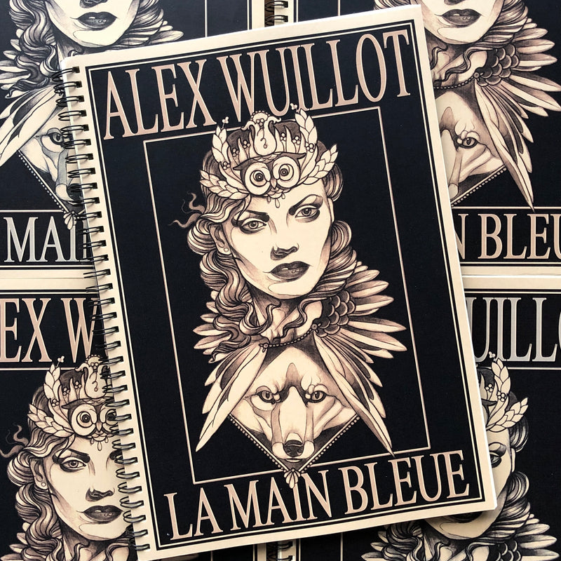 Front cover of La Main Bleue by Alex Wuillot.