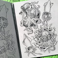 Octopuses, from Encyclopedia of Tattoo Illustrations by Casey Cokrlic and Enrique Castillo.