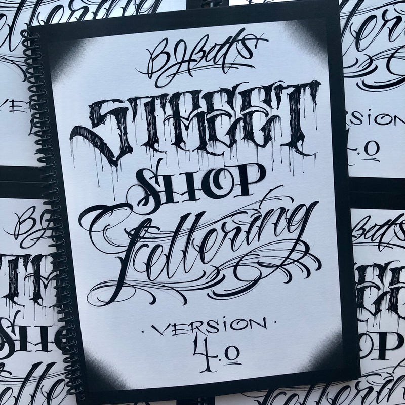 Front cover Street Shop Lettering Version 4.0 by BJ Betts.