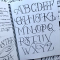 BJ Betts's alphabet lettering.