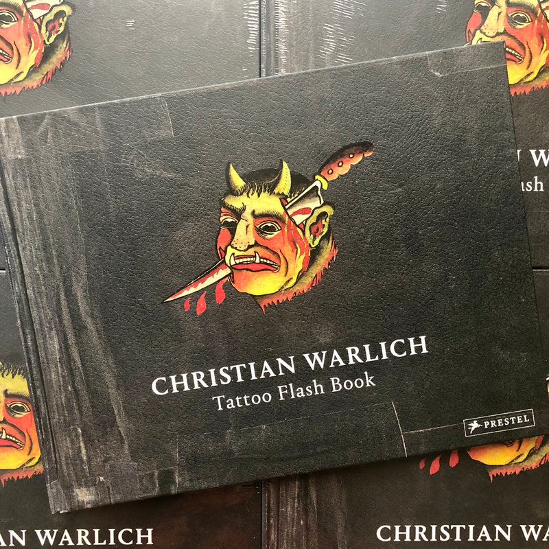 Front cover of the Christian Warlich Tattoo Flash Book.