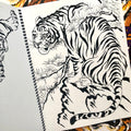 Cats, Lines & Stripes: Tiger Outlines by Erik Desmond.