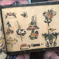 Roses, eagles and other drawings from Off The Walls of S&W (Stan & Walter Moskowitz).