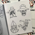 Mime and other characters in Volume 1 by Javier DeLuna.
