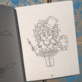 Doll-like character in Sketchbook Vol. 2 by Mike Malone.