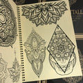 Ornamental designs from Flo Nuttall - A Collection of Patterns, Geometric and Neo-Trad Tattoo Designs Vol. II.