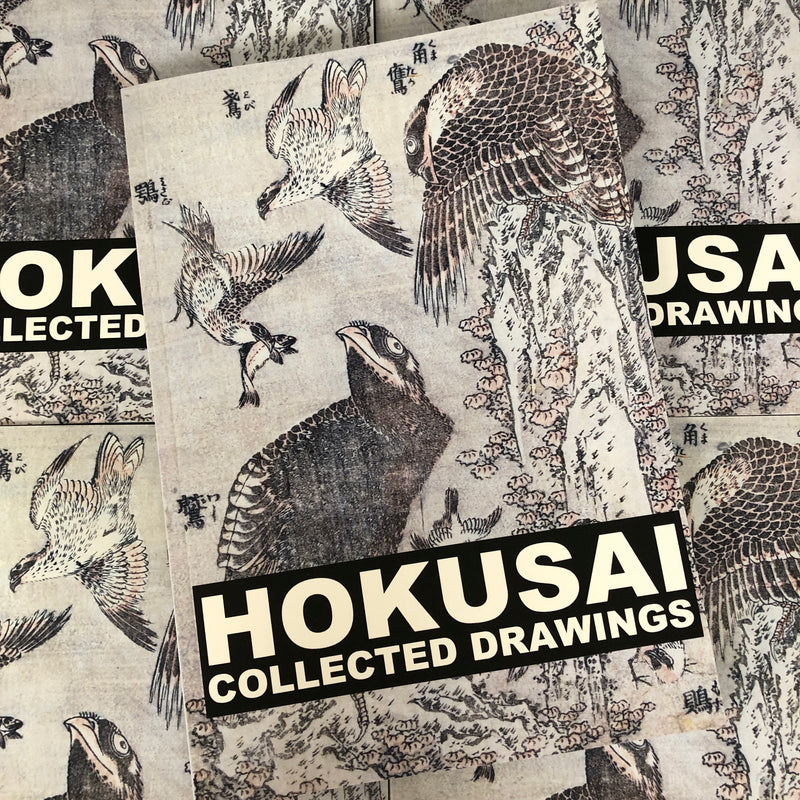 Belzel Books presents Hokusai: Collected Drawings. Eagles on cover.