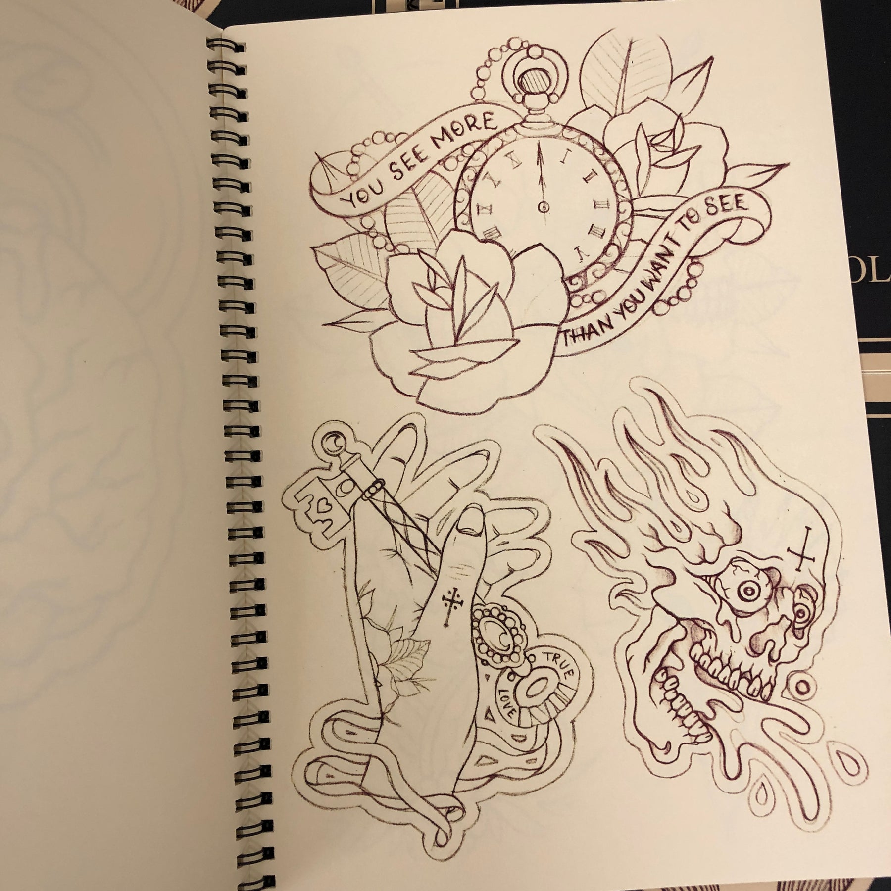 Tattoo Sketchbook: A Sketchbook to Design Ancient Adornments for a