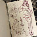 Pinups and vanity in A Book of Girls by Ian Parkin.