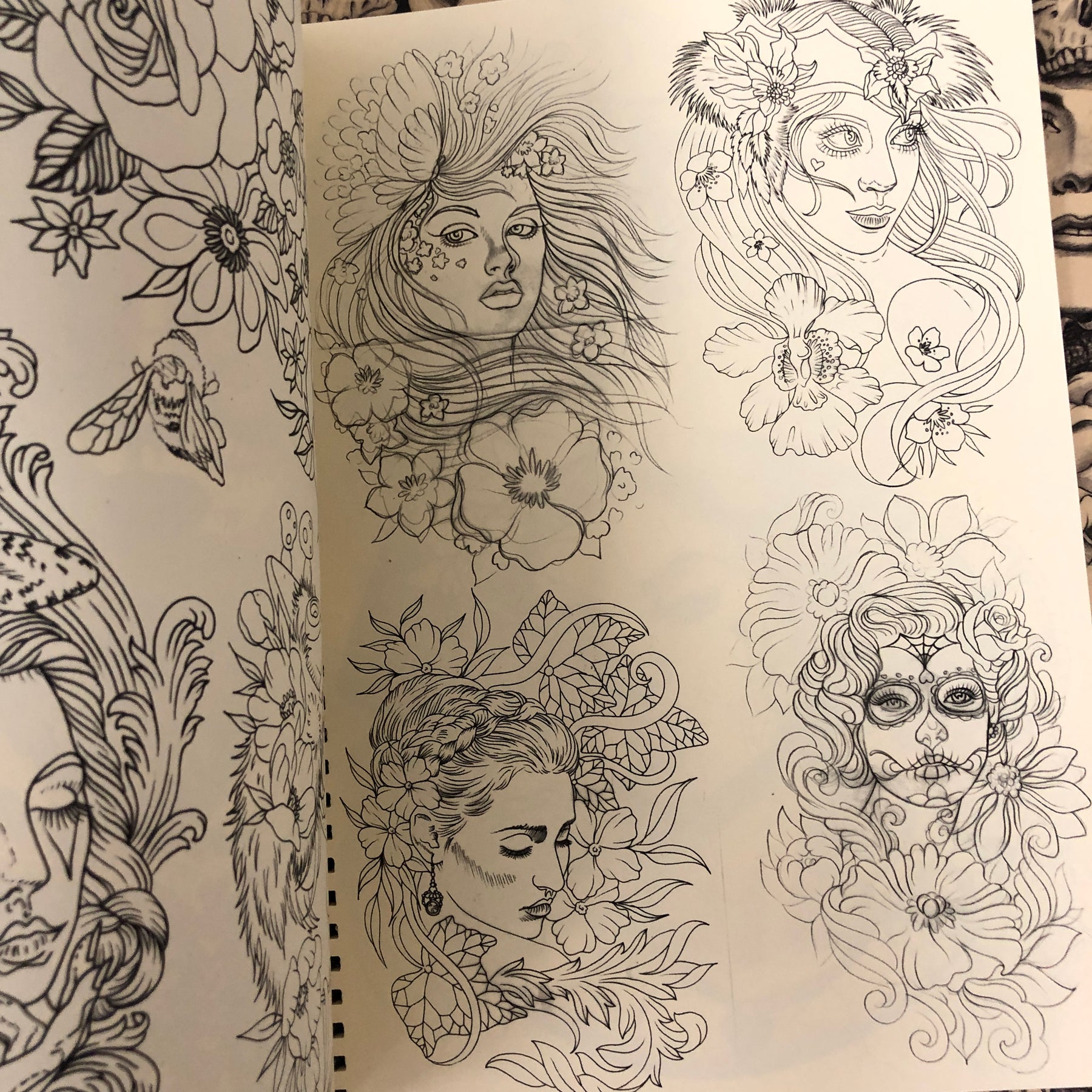 Miss Juliet Tattoo Sketchbook