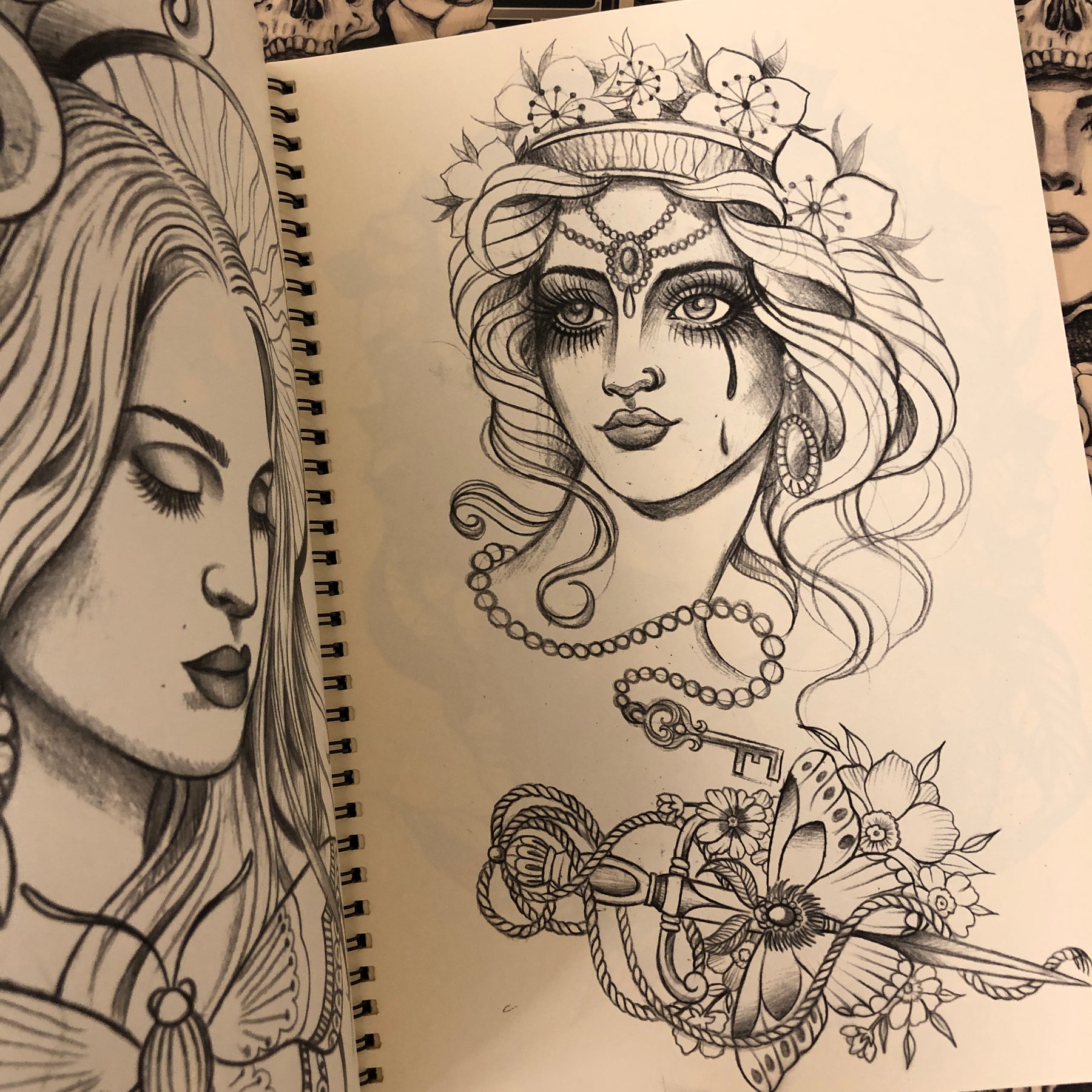 Sketchbook tour, Traditional tattoos