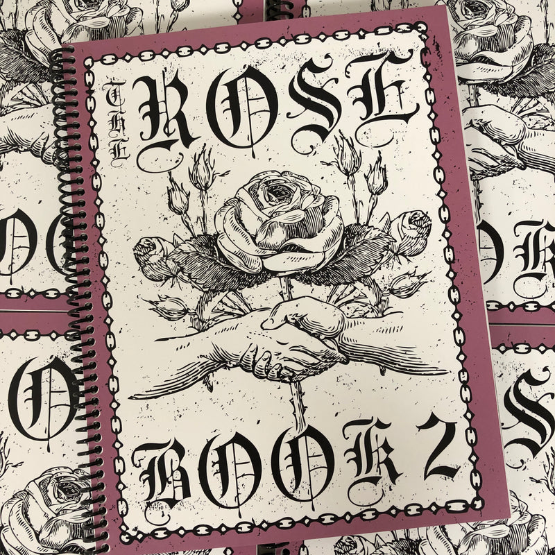 Belzel Books presents The Rose Book Vol. 2 by Luke Wessman. The Rose Book Vol. 2 by Luke Wessman. Various artists draw roses.