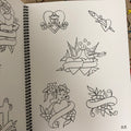 Birds and hearts in Mr. Flash Presents Sailor Jerry: Hearts & Flowers Sketchbook Vol. III.