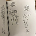 Nudes in Pinup Sketchbook Vol. 4 by Sailor Jerry.