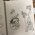 Nudes in Pinup Sketchbook Vol. 4 by Sailor Jerry.