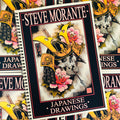Front cover of Steve Morante - Japanese Drawings featuring a samurai skull.