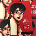 Front cover of Todd Noble - The Look of Love Book Vol. I featuring a color drawing of a girl on a red cover.