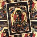 Front cover of Xam - Rough Sketches Vol. 1: Left Hand Tricks featuring a neo traditional drawing of a native American woman on a black cover.