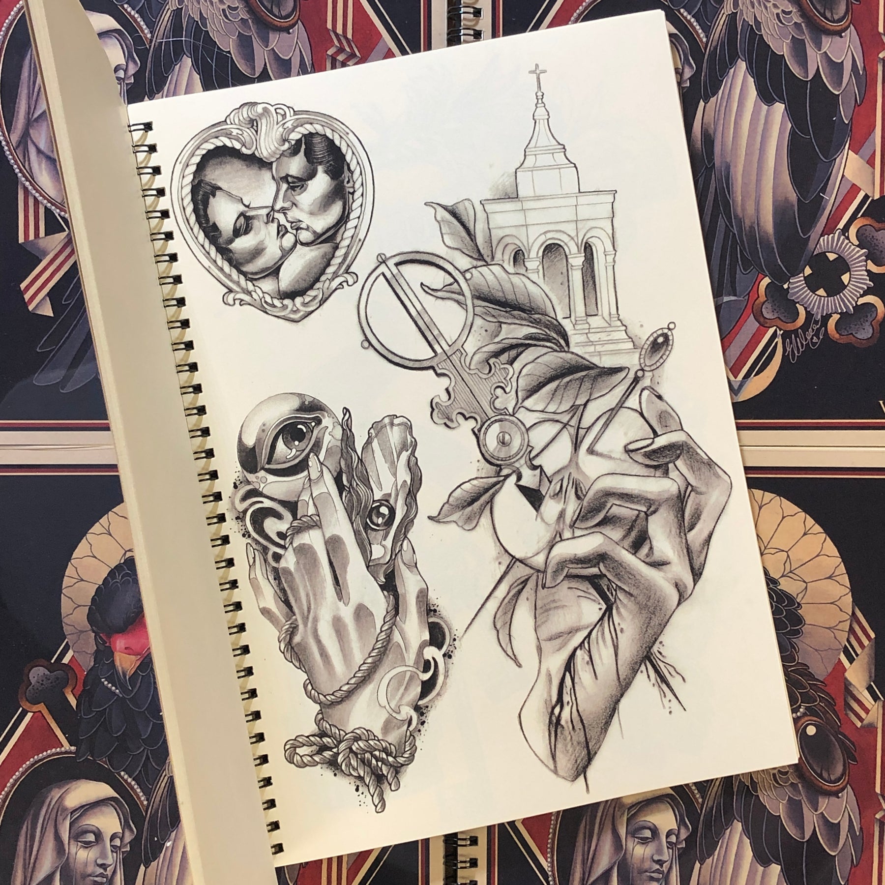 Tattoo Sketchbook: A Sketchbook to Design Ancient Adornments for a Modern  Era and A Medium to get your Designs from Mind to Paper (Paperback)