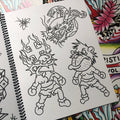 Strange boxers in Tattoo Faction Sketchbook Vol. 2 by Greg Christian.